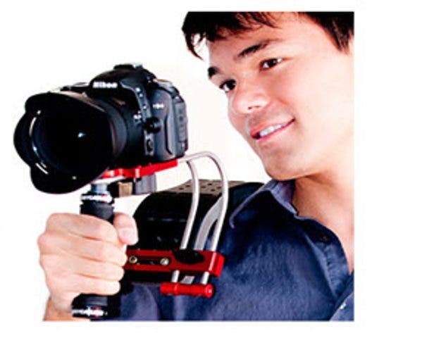 New shoulder brace is designed for HDSLRs